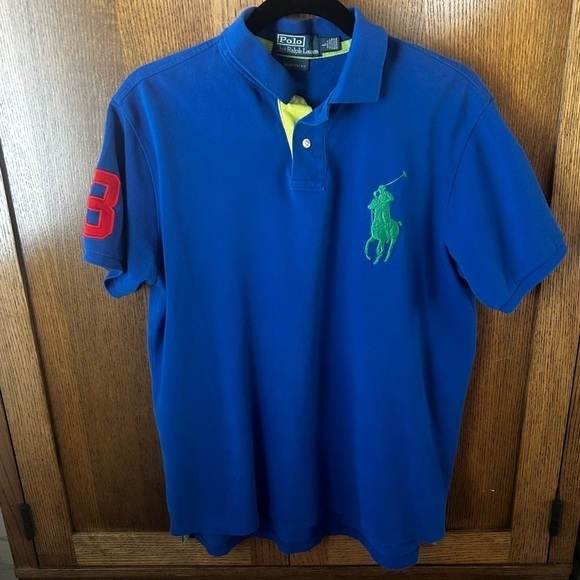 Polo Ralph Lauren Custom-Fit Big Pony Polo Shirt | Size Large - Picture 2 of 6